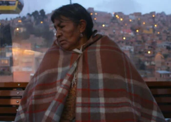 Una chola paceña en una de las películas bolivianas dirigidas por mujeres de esta selección.