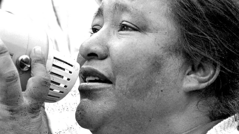 La lideresa minera Domitila Barrios. Foto: Fundación Rosa Luxemburgo