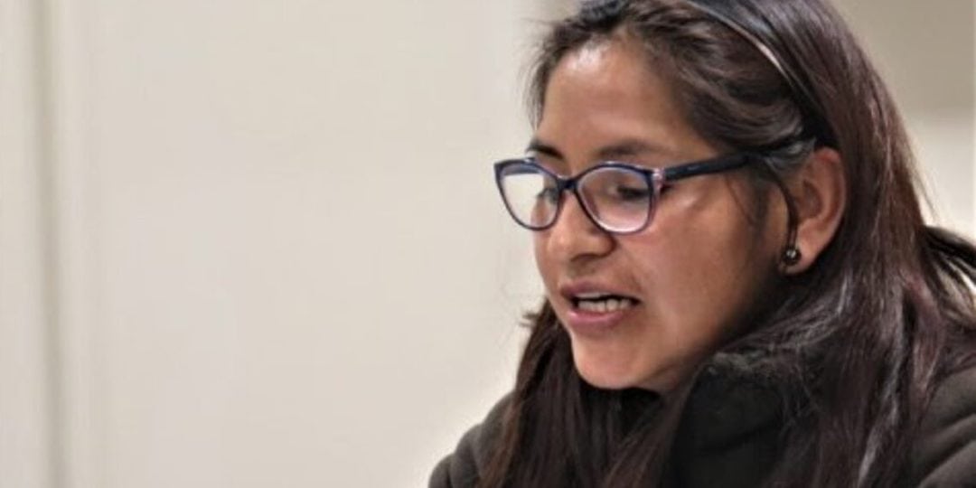 La historiadora e investigadora Santusa Marca. Foto:  Diccionario Cultural Boliviano