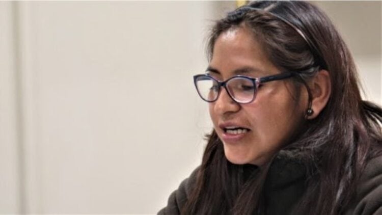 La historiadora e investigadora Santusa Marca. Foto:  Diccionario Cultural Boliviano