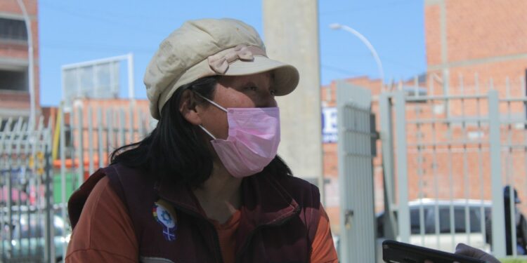 La constructora boliviana Sonia Quispe. Foto: Especial para Muy Waso
