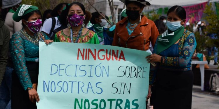 Protestas por el aborto por violación en Ecuador
