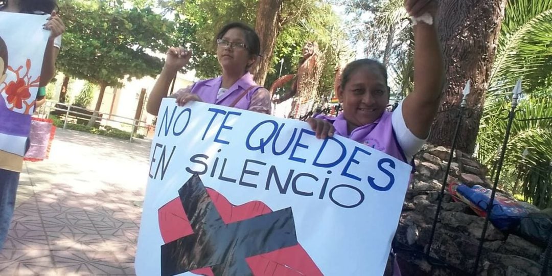 Protestas por el 25N en el municipio de Villa Montes, Tarija. Foto: RLCV