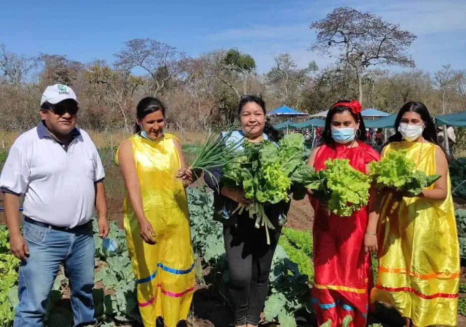 127 mujeres guaraníes de esta comunidad lideraron la producción orgánica de alimentos para tener dietas más saludables y nutritivas.